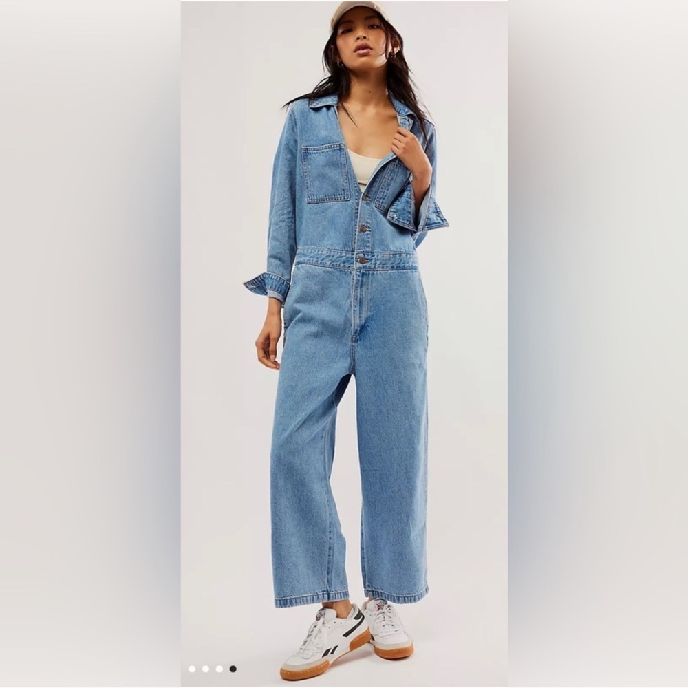 Levi's Iconic Jumpsuit Blue Denim Size XL